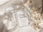 Ivory Peony Classic Wedding Stationery Bundle Template