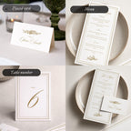 Ivory Peony Signature Wedding Stationery Bundle Template