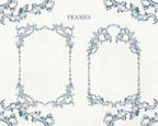 Baroque Ornamental Frame & Border Set PNG & SVG
