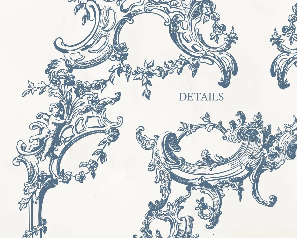 Baroque Ornamental Frame & Border Set PNG & SVG