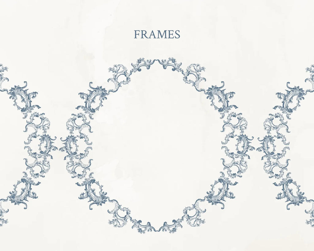 Baroque Ornamental Frame & Border Set PNG & SVG