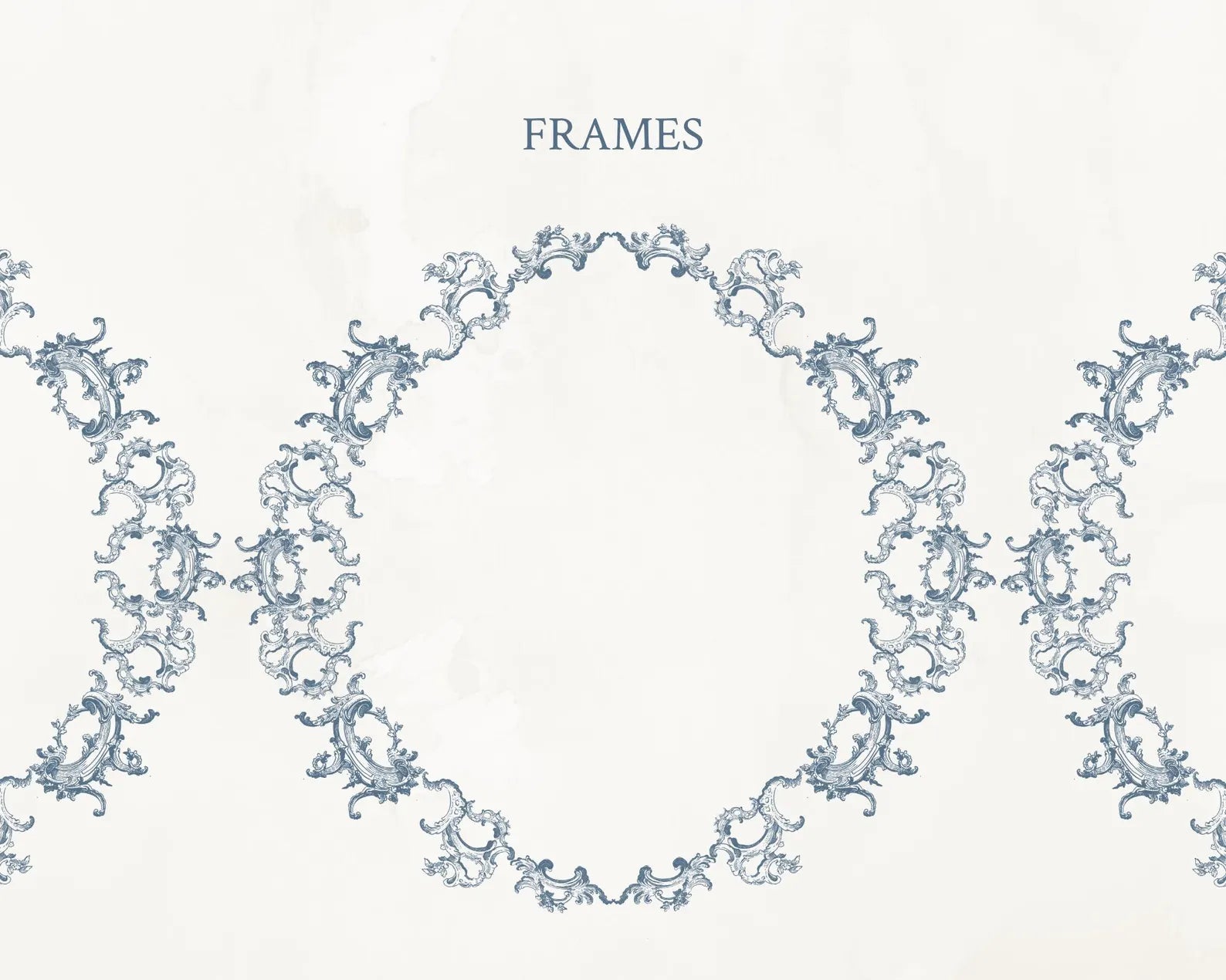 Baroque Ornamental Frame & Border Set PNG & SVG
