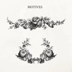 Vintage Botanical Floral Frame Illustration Set PNG & SVG