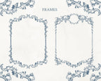Baroque Ornamental Frame & Border Set PNG & SVG