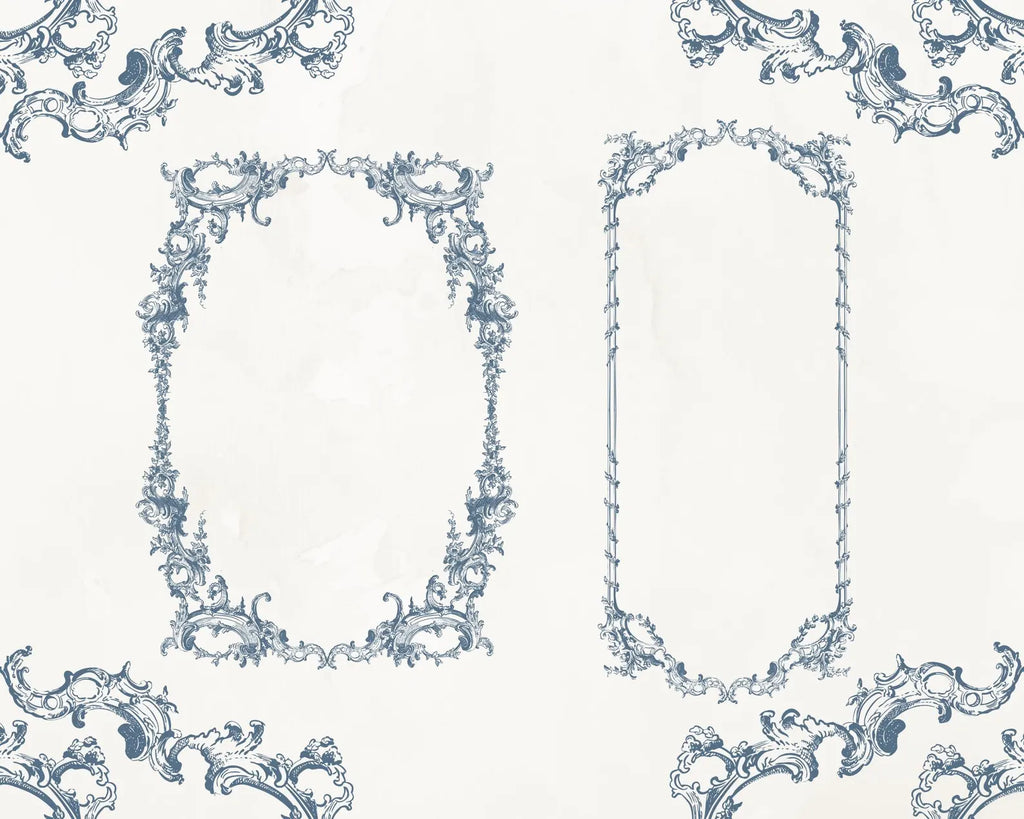 Baroque Ornamental Frame & Border Set PNG & SVG
