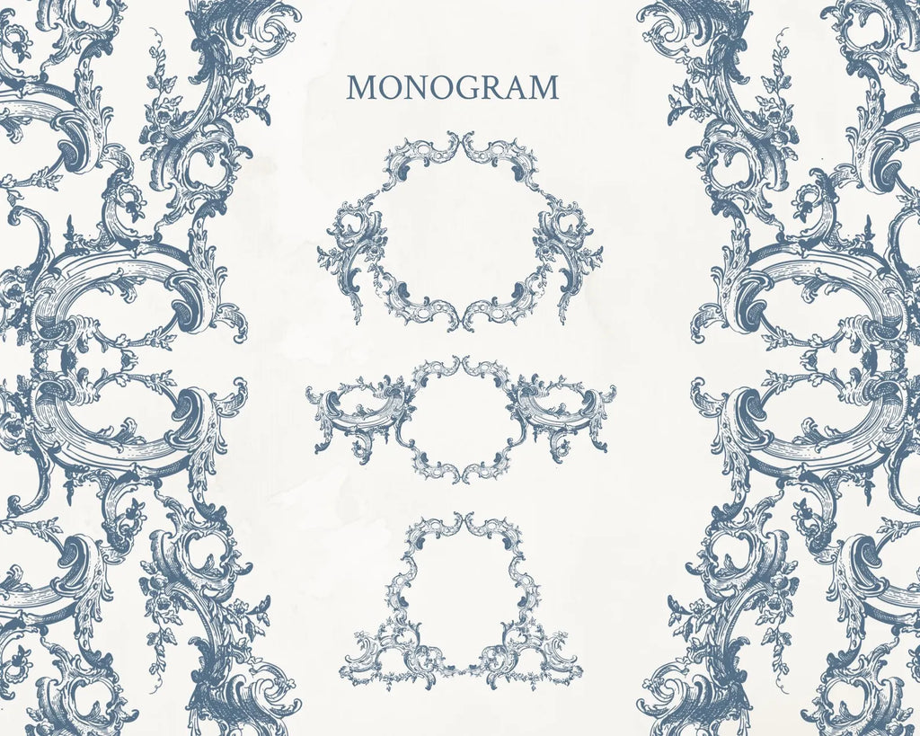 Baroque Ornamental Frame & Border Set PNG & SVG