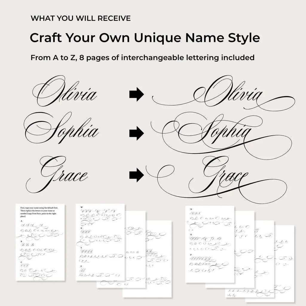 Ivory Peony Signature Wedding Invitation Template